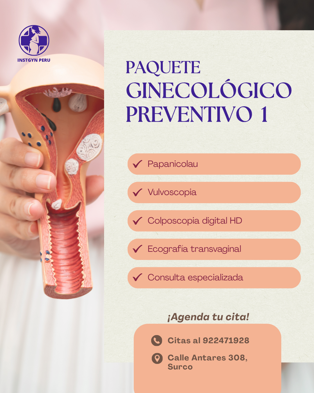 Tu Chequeo Anual Esencial: Prevención Ginecológica Completa.