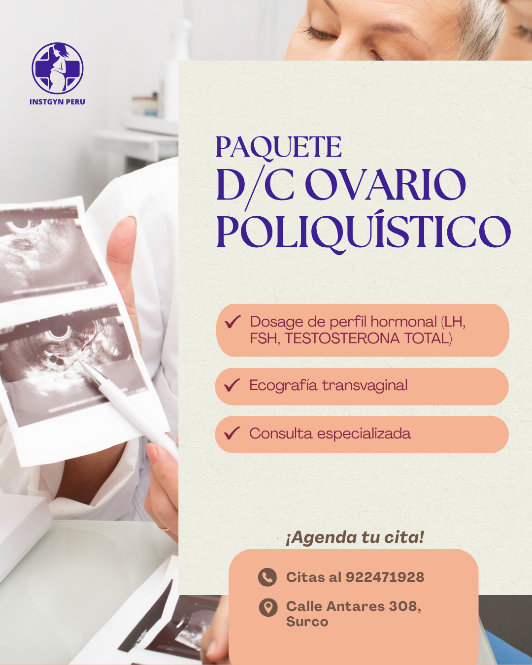 ¿Sospechas de Ovario Poliquístico? Obtén un Diagnóstico Claro y Confiable.